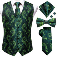 Luxury Silk Men’s Vest Set