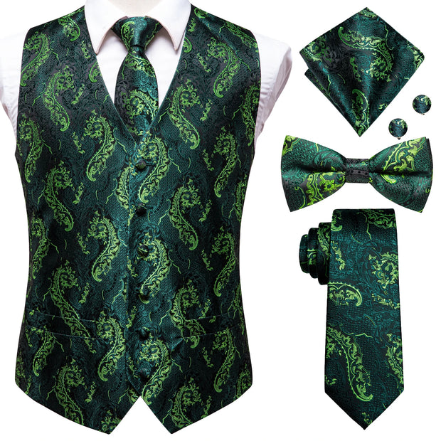 Luxury Silk Men’s Vest Set