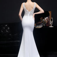 Sexy elegant luxury wedding evening long dresses