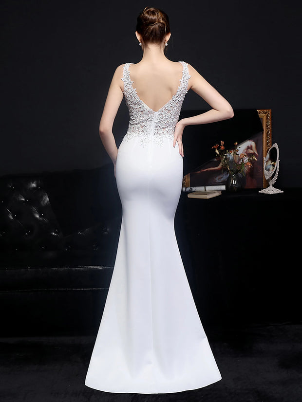 Sexy elegant luxury wedding evening long dresses