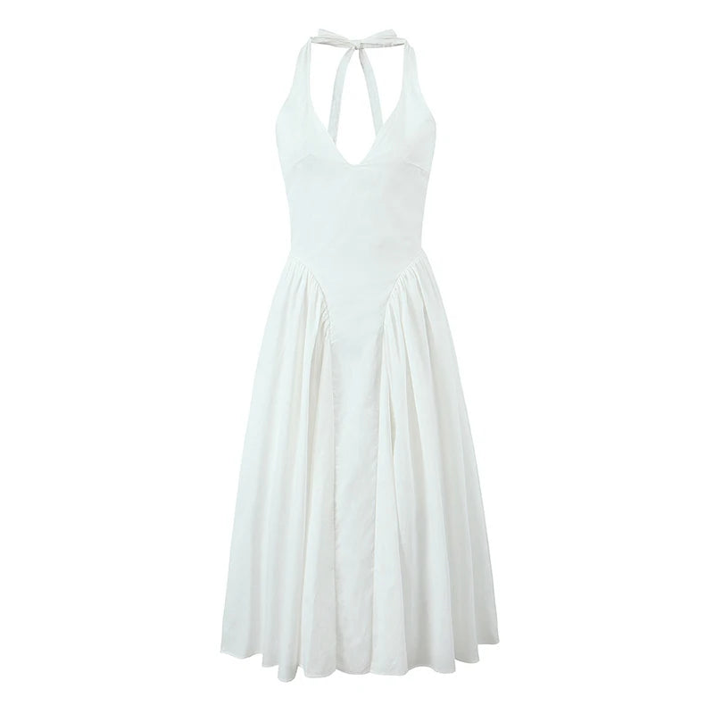 Elegant Halter Dress For Women
