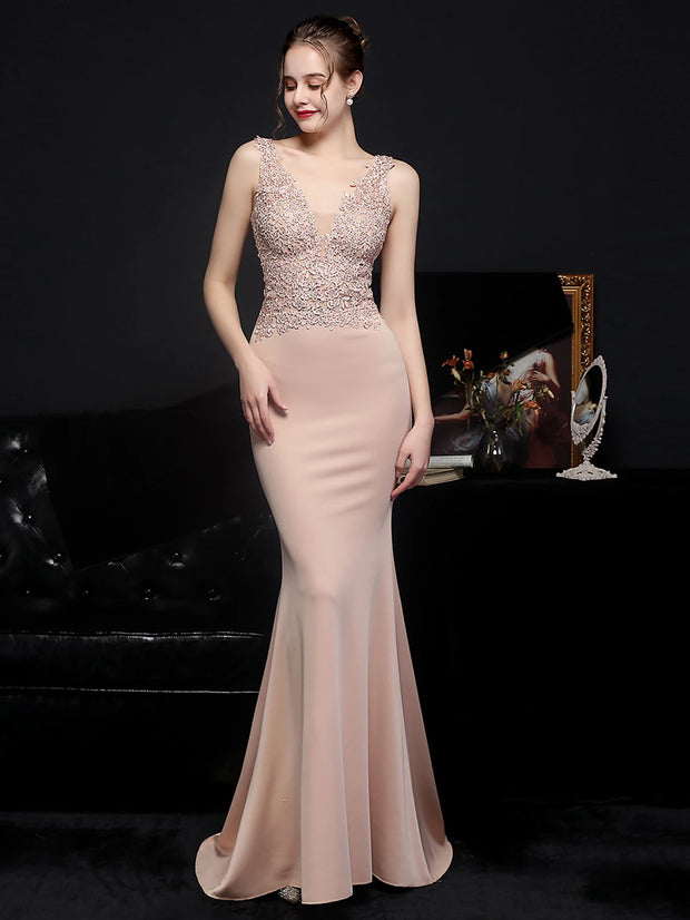 Sexy elegant luxury wedding evening long dresses