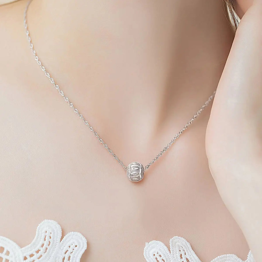 925 Sterling Silver Bead Necklace