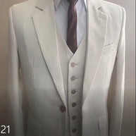 Tuxedo Slim Fit 3 Piece Groom Wedding Suits